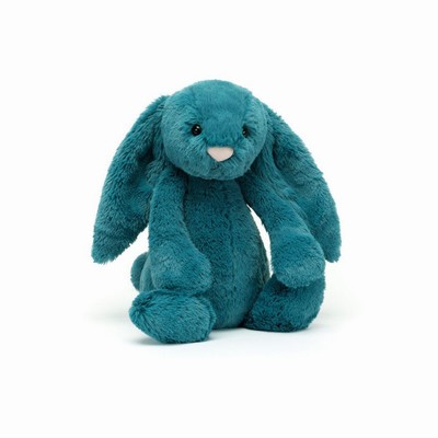 Jellycat Bashful Mineral Blue Bunnies UK | 70695AOXQ